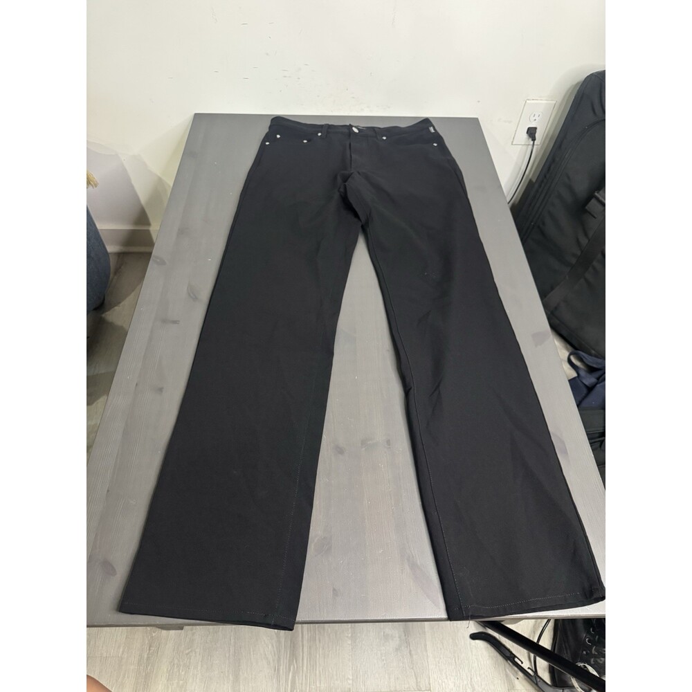 Vintage 90s VERSACE Jeans Couture Straight Leg Denim Black Medusa Italy - Picture 10 of 12